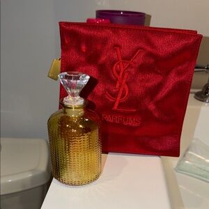 Yves Saint Laurent Red Cosmetic Bag